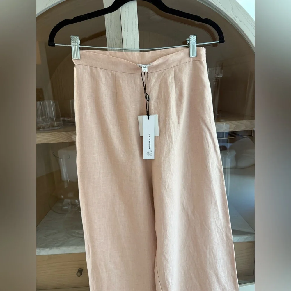NWT Miguelina Linen Pants - Picture 4 of 11